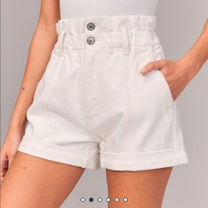 Abercrombie Denim Paperbag Shorts (6)